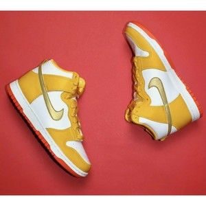 New Nike Dunk High Women's (W) University Gold DQ4691-700 Size 7